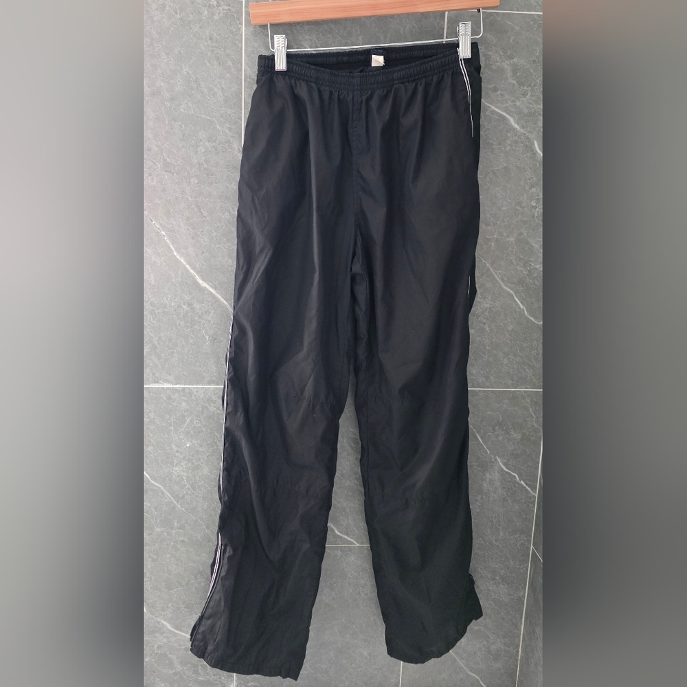 Gap Women's Black White Striped Athletic Workout Pants Size 2